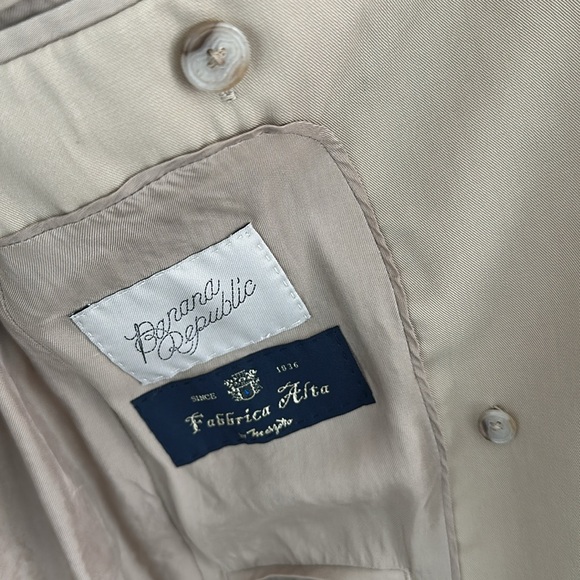 Banana Republic Wool In Italy Beige Oversized Blazer Vest/Sz:XS/NWOT - Picture 9 of 15